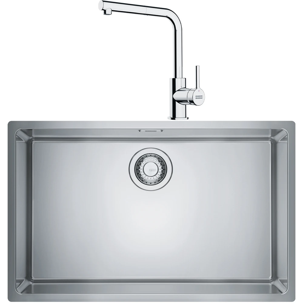 Franke Maris Mrx 110-70 Inox Evye + Lina L Armatür Seti Hemen Al