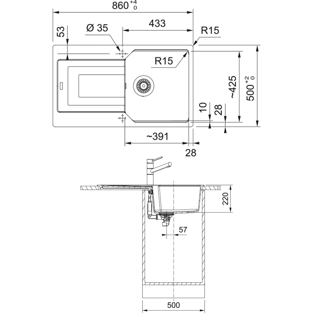 Franke Urban Ubg 611-100 Granit Eviye + Active Plus Doccia 2.0 Armatür (Avena) Hemen Al