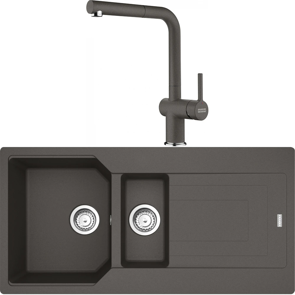 Franke Urban Ubg 651-100 1,5 Gözlü Granit Evye + Active Plus Doccia 2.0 Armatür (Slate Grey) Hemen Al