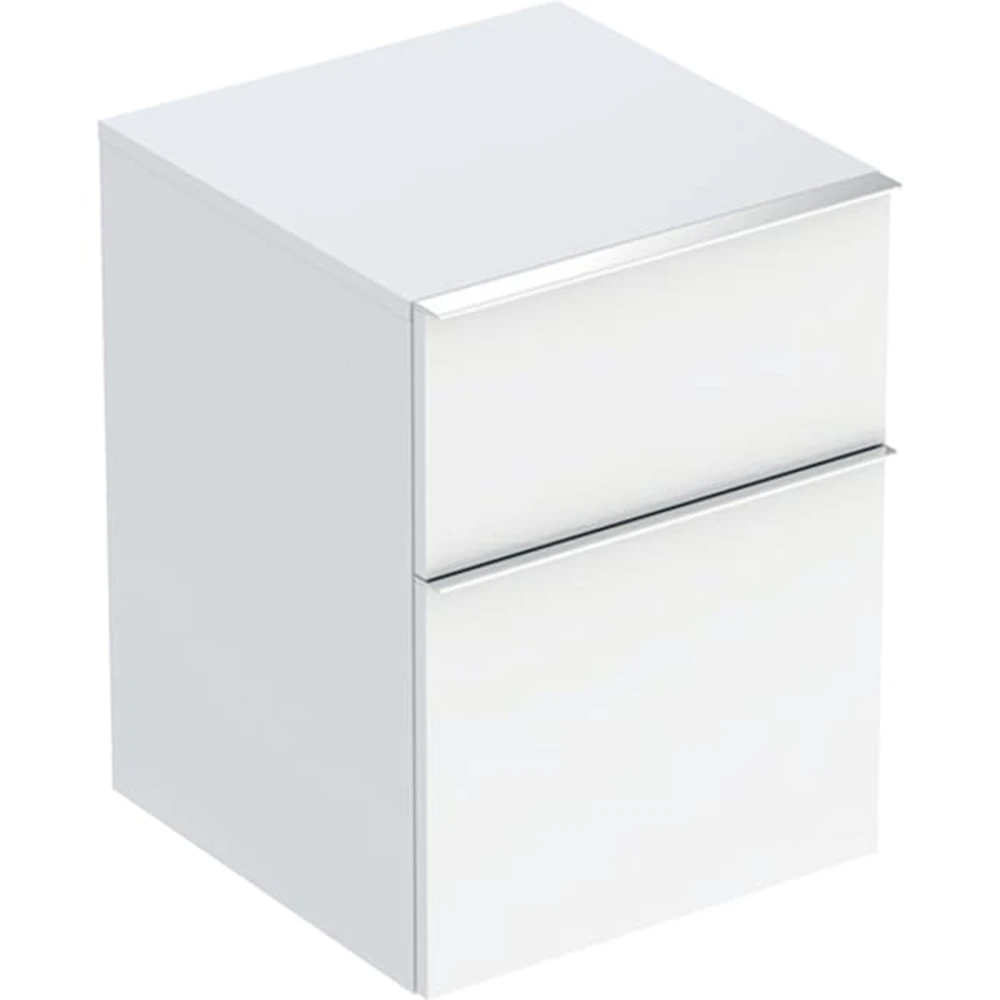 Geberit Icon 45 Cm Beyaz-Krom Yan Modül Dolap - 502.315.01.2