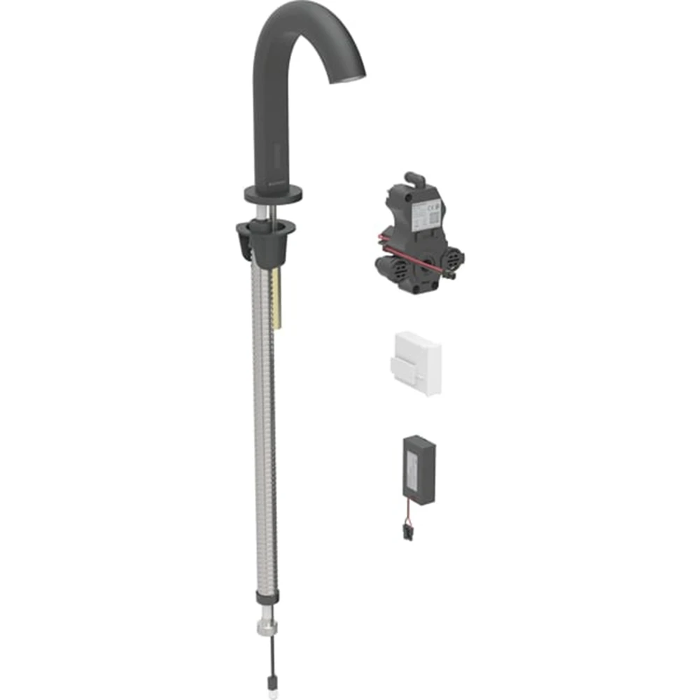 Geberit Piave Mat Siyah Fotoselli Lavabo Bataryası - 116.184.14.1 Hemen Al