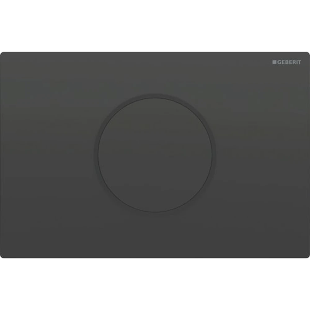 Geberit Sigma10 Mat Siyah Tek Basmalı Kumanda Kapağı - 115.908.DW.6