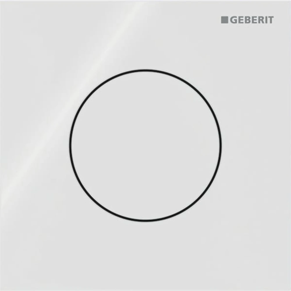 Geberit Tip40 Beyaz Cam Pisuvar İçin Kumanda Kapağı - 116.014.SI.1