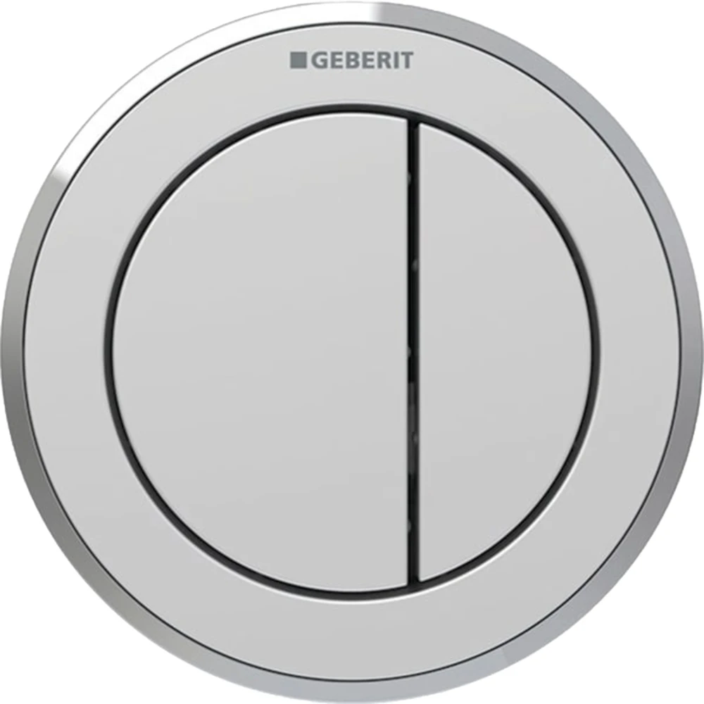 Geberit Type 10 Mat Krom-Parlak Krom Gömme Rezervuar Paneli - 116.057.JQ.1