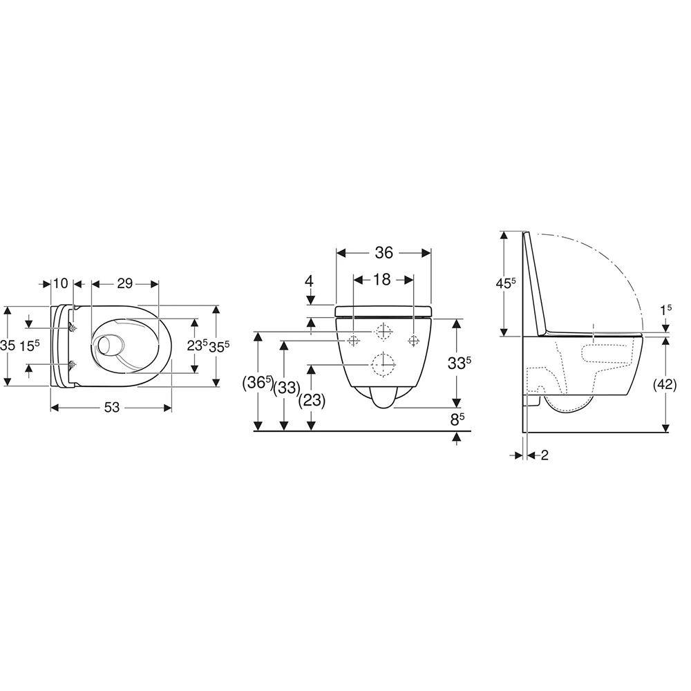 Geberit iCon Taharet Fonksiyonlu Asma Klozet Seti - 503.116.00.1 Hemen Al