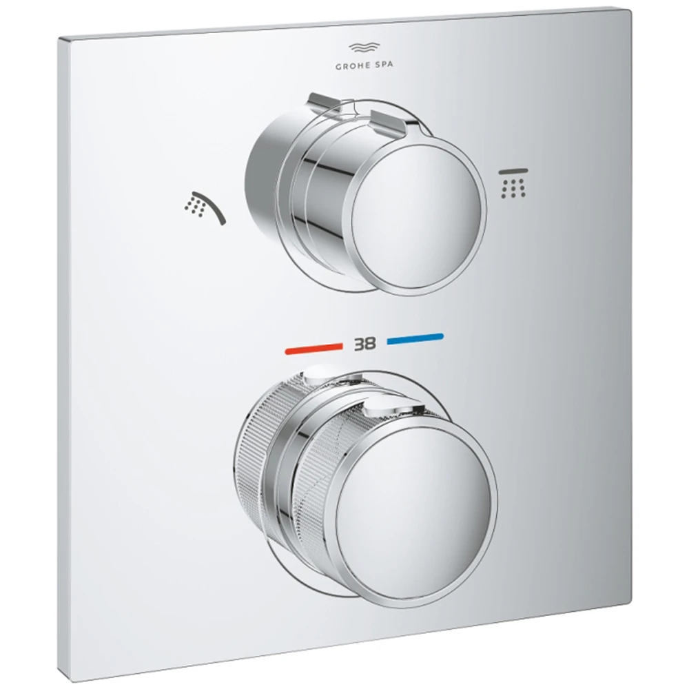 Grohe Allure Yeni Termostat 2 Yollu Yönlendirici Baş Duşu-El Duşu - 29181002 Hemen Al