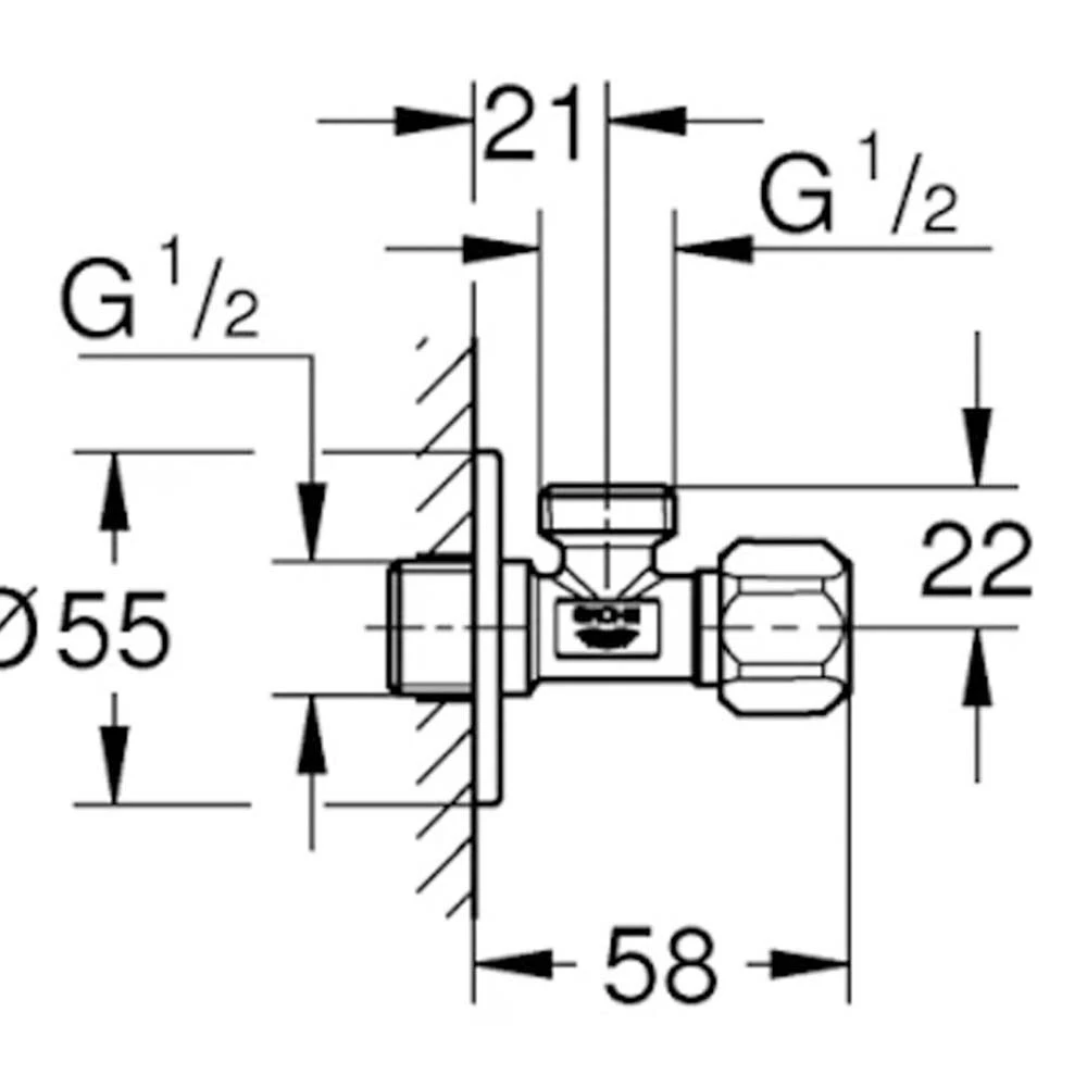 Grohe Angle Valves Neutral Handle Ara Musluk - 22025000 Hemen Al