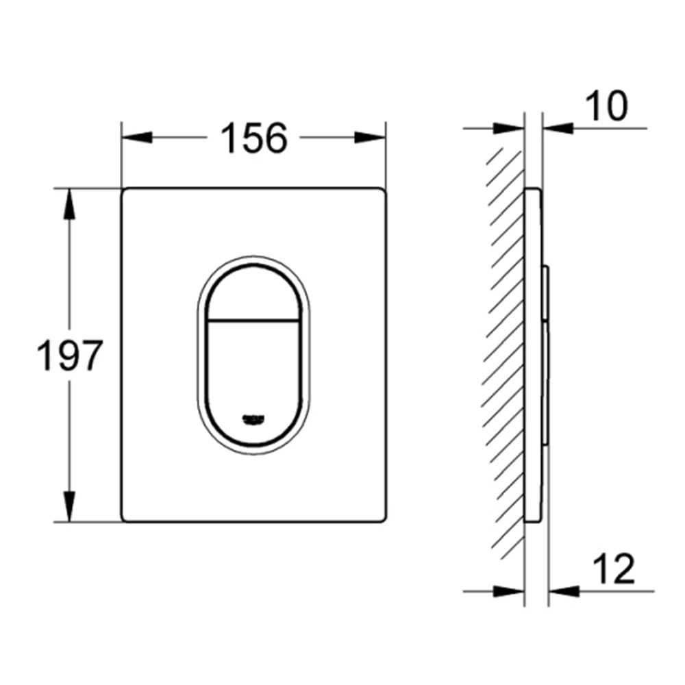 Grohe Arena Cosmopolitan Siyah Kumanda Paneli - 38844KV0 Hemen Al