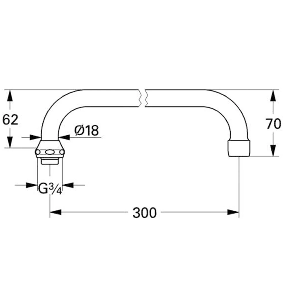 Grohe Döner Boru Çıkış Ucu - 13034000 Hemen Al