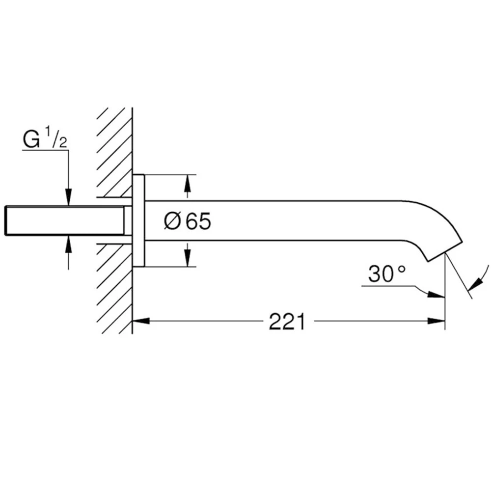 Grohe Essence New Fırçalı Sert Grafik Çıkış Ucu - 13449AL1 Hemen Al