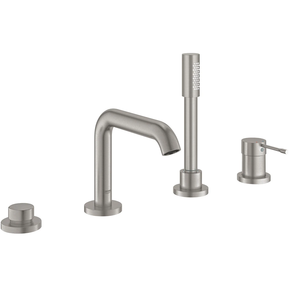 Grohe Essence New Dört Delikli Küvet Bataryası - 25251DC1 Hemen Al