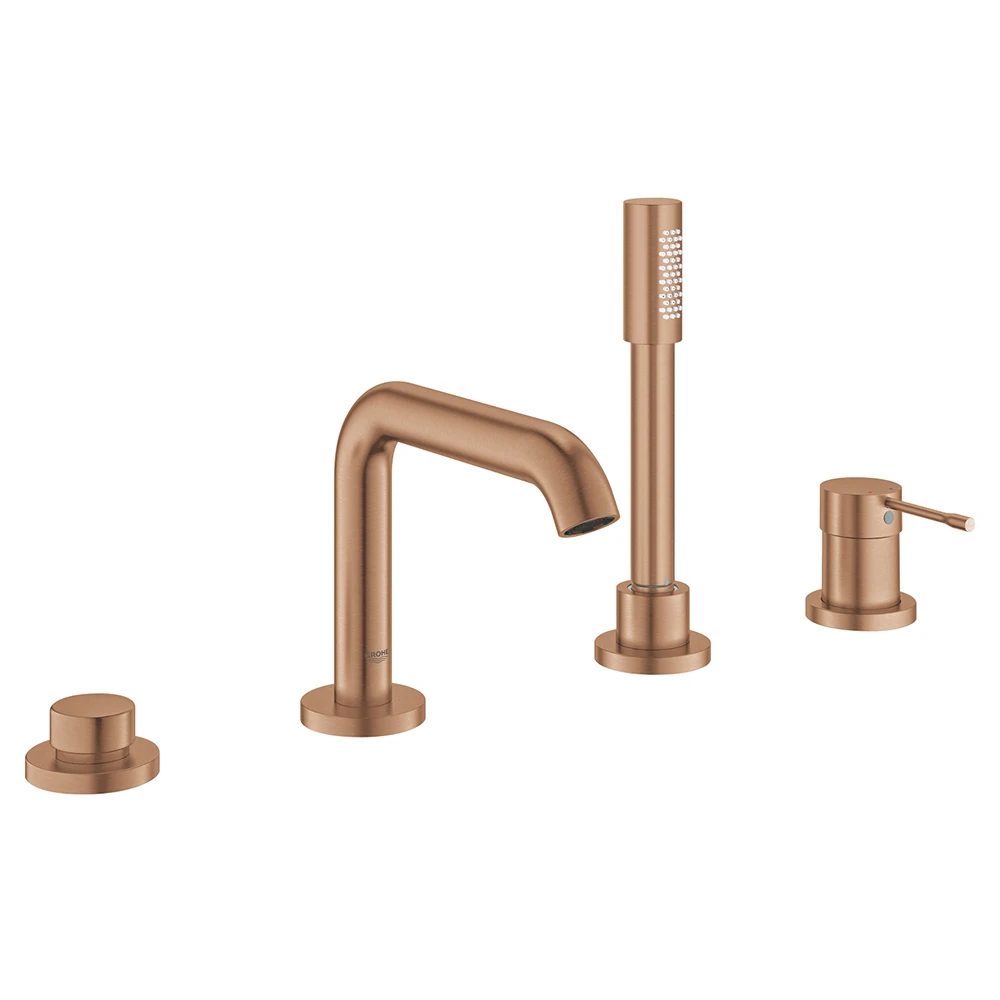 Grohe Essence New Dört Delikli Rose Gold Küvet Bataryası - 25251DL1 Hemen Al