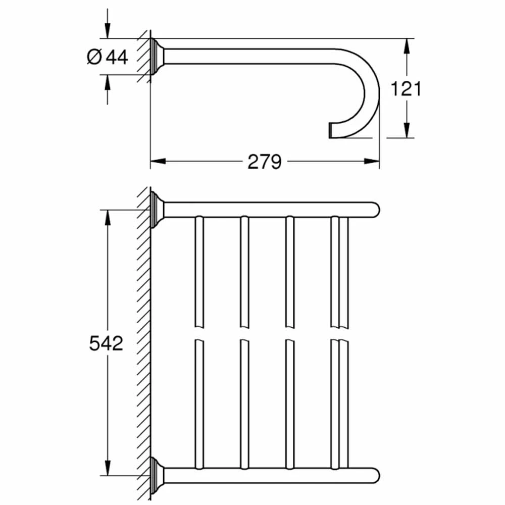 Grohe Essentials Authentic Banyo Havluluğu - 40660001 Hemen Al