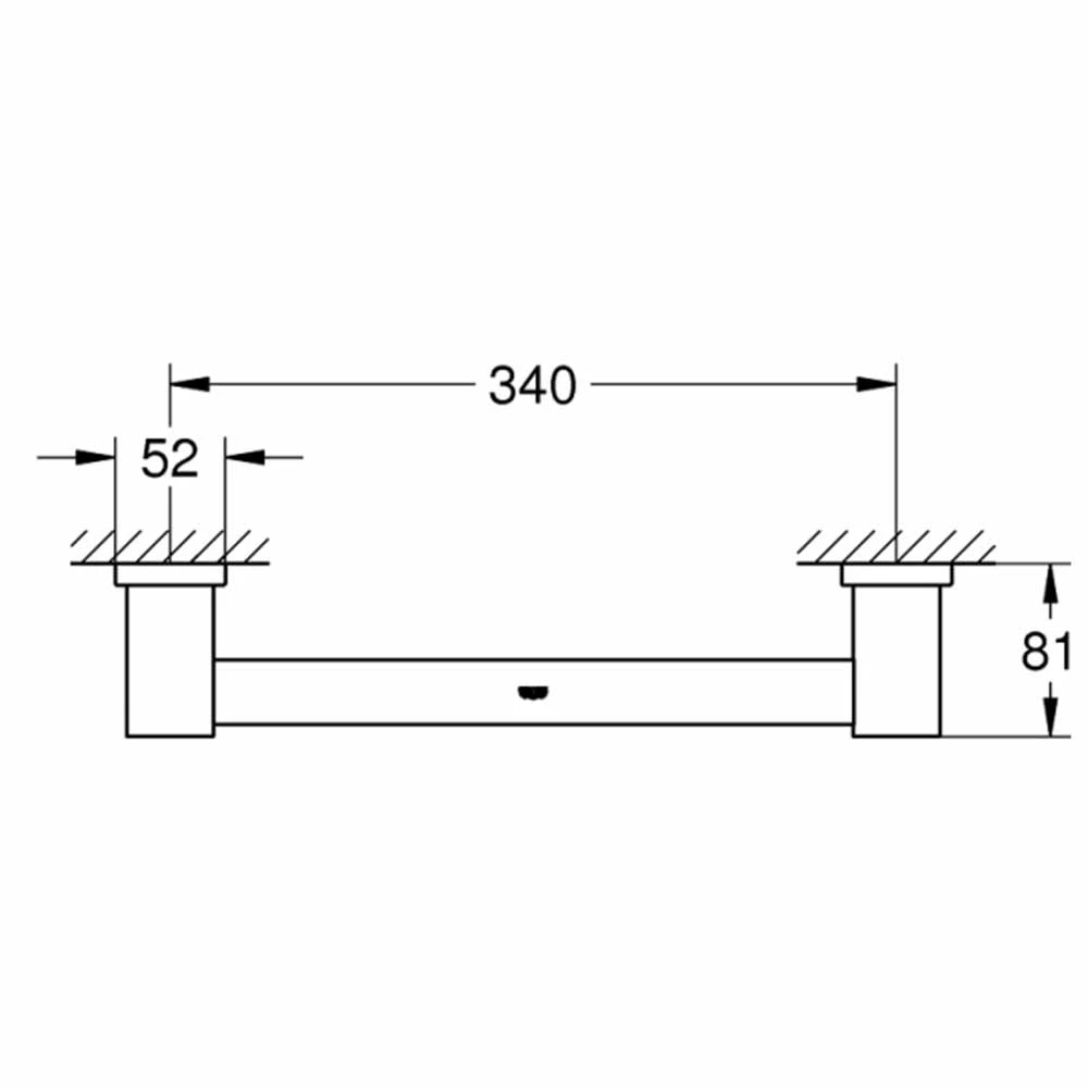 Grohe Essentials Cube New Banyo Tutamağı - 40514001 Hemen Al