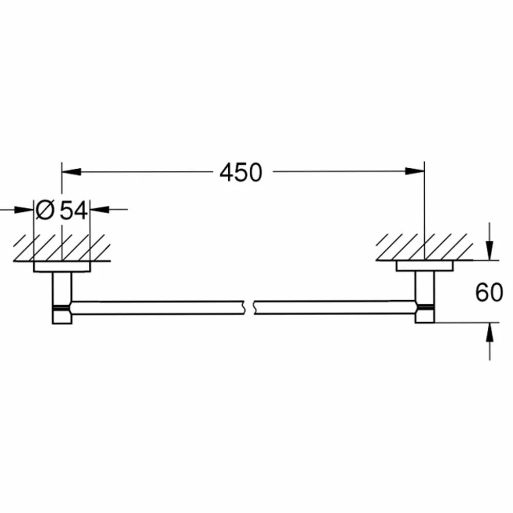 Grohe Essentials New Altın Havluluk - 40688GN1 Hemen Al