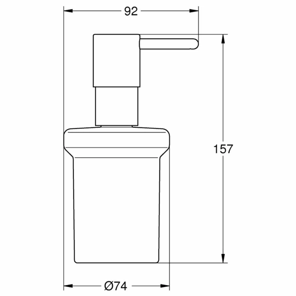 Grohe Essentials New Sıvı Sabunluk - 40394001 Hemen Al