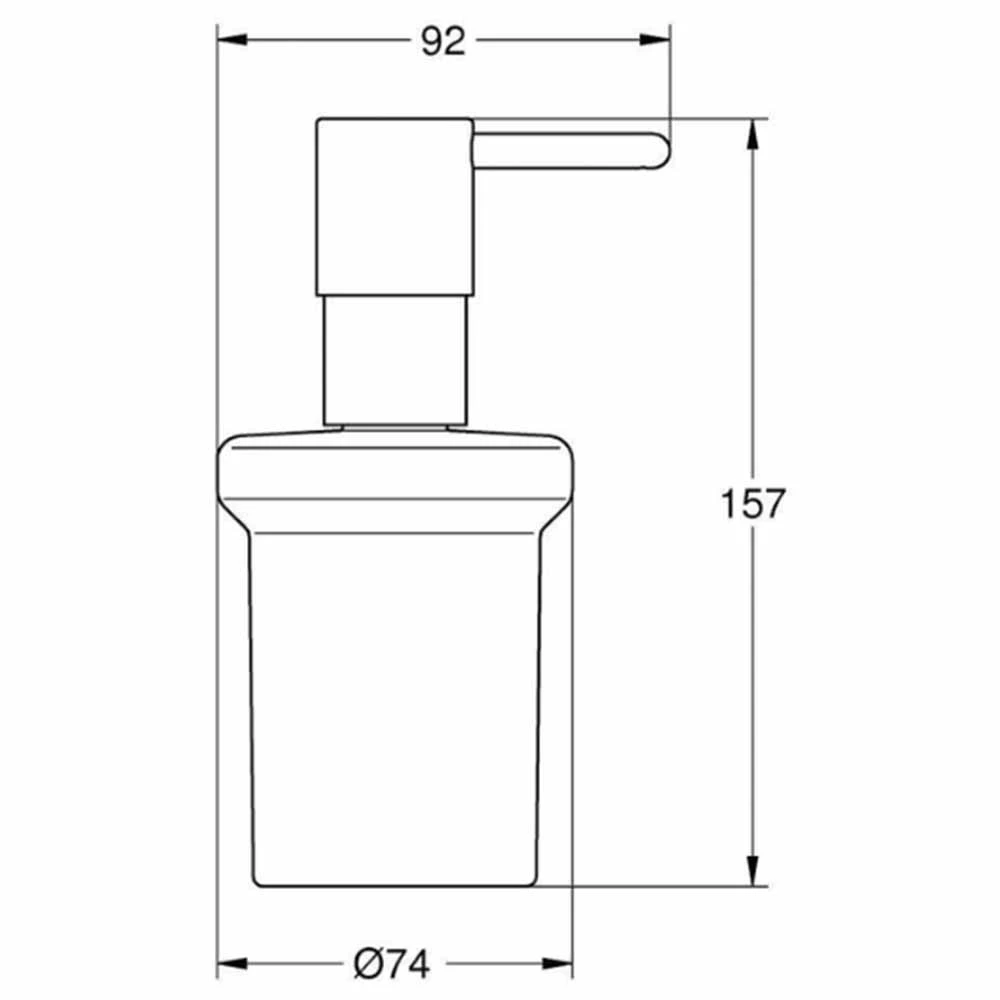 Grohe Essentials Siyah Sıvı Sabunluk - 1024702430 Hemen Al