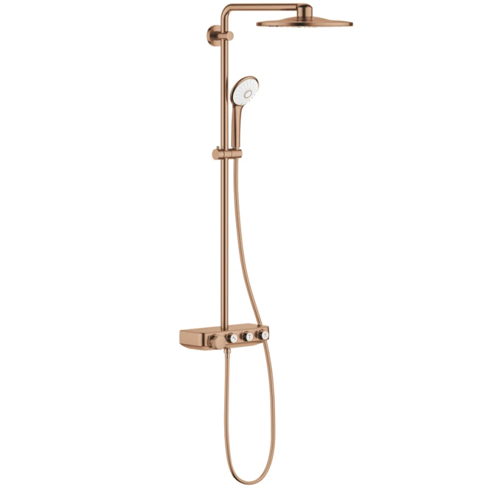 Grohe Euphoria SmartControl System Duvara Monte Termostatik Rose Gold Bataryalı Duş Sistemi - 26507DL0 Hemen Al