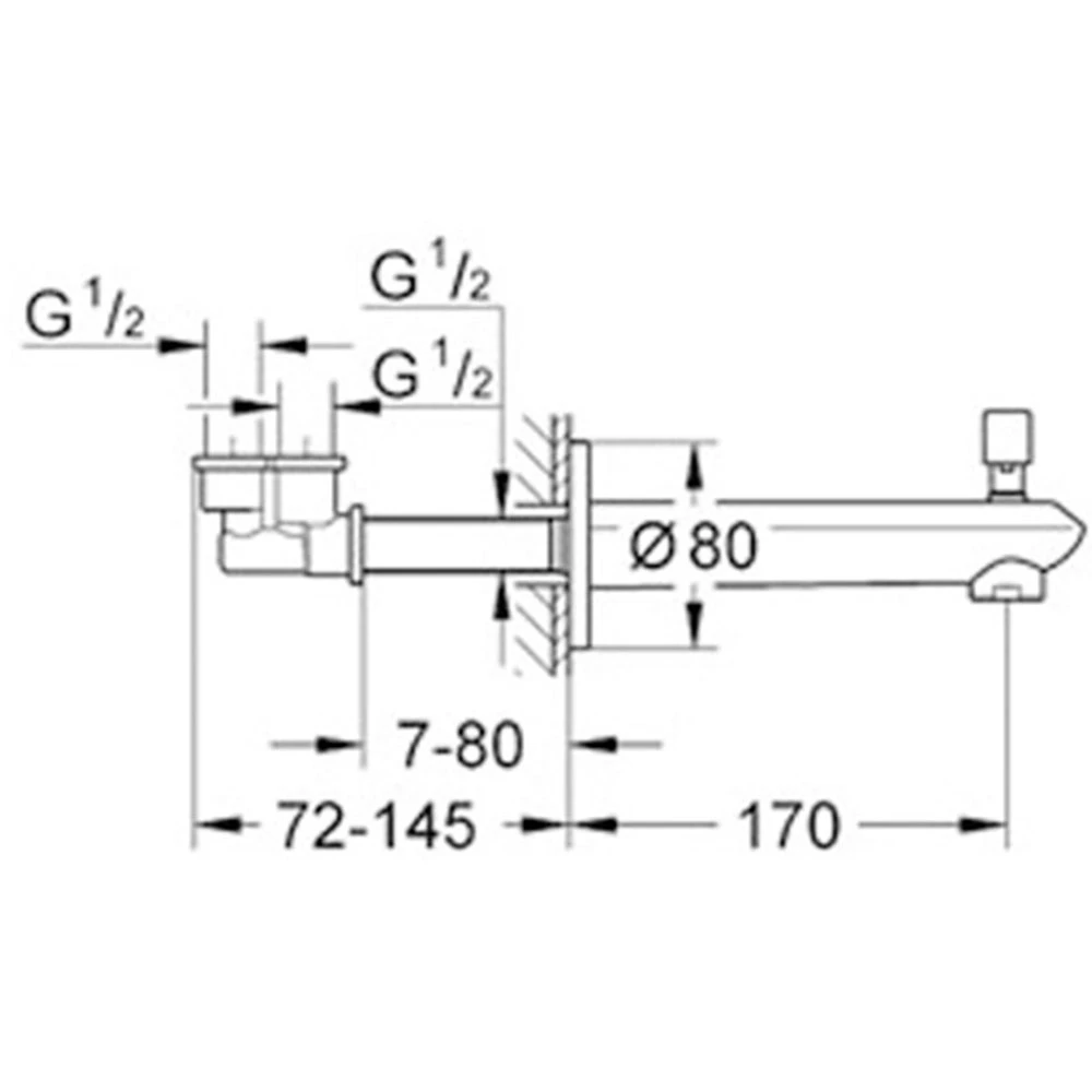 Grohe Eurodisc Cosmopolitan Çıkış Ucu -  13279002 Hemen Al