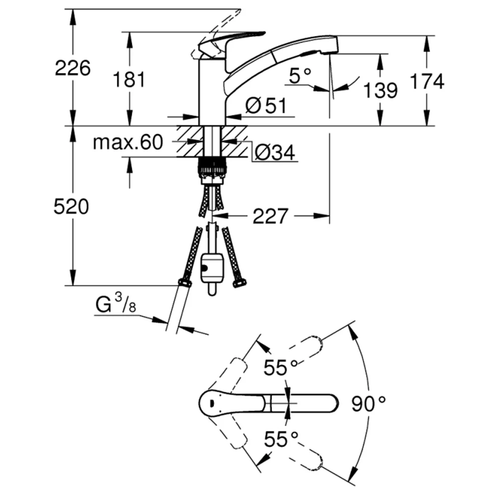 Grohe Costa L Musluk - 30484001 Hemen Al