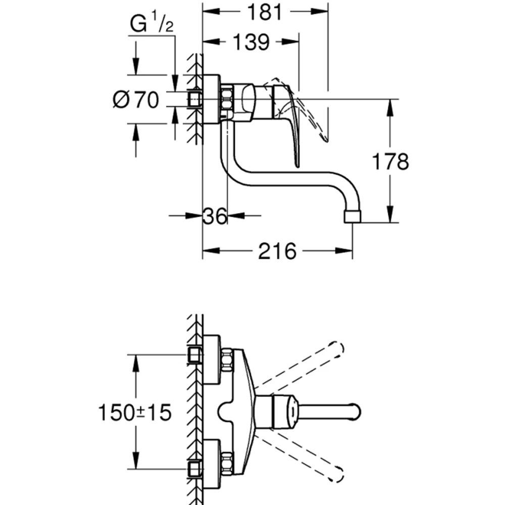 Grohe Eurosmart 2021 Tek Kumandalı Eviye Bataryası - 31391003 Hemen Al