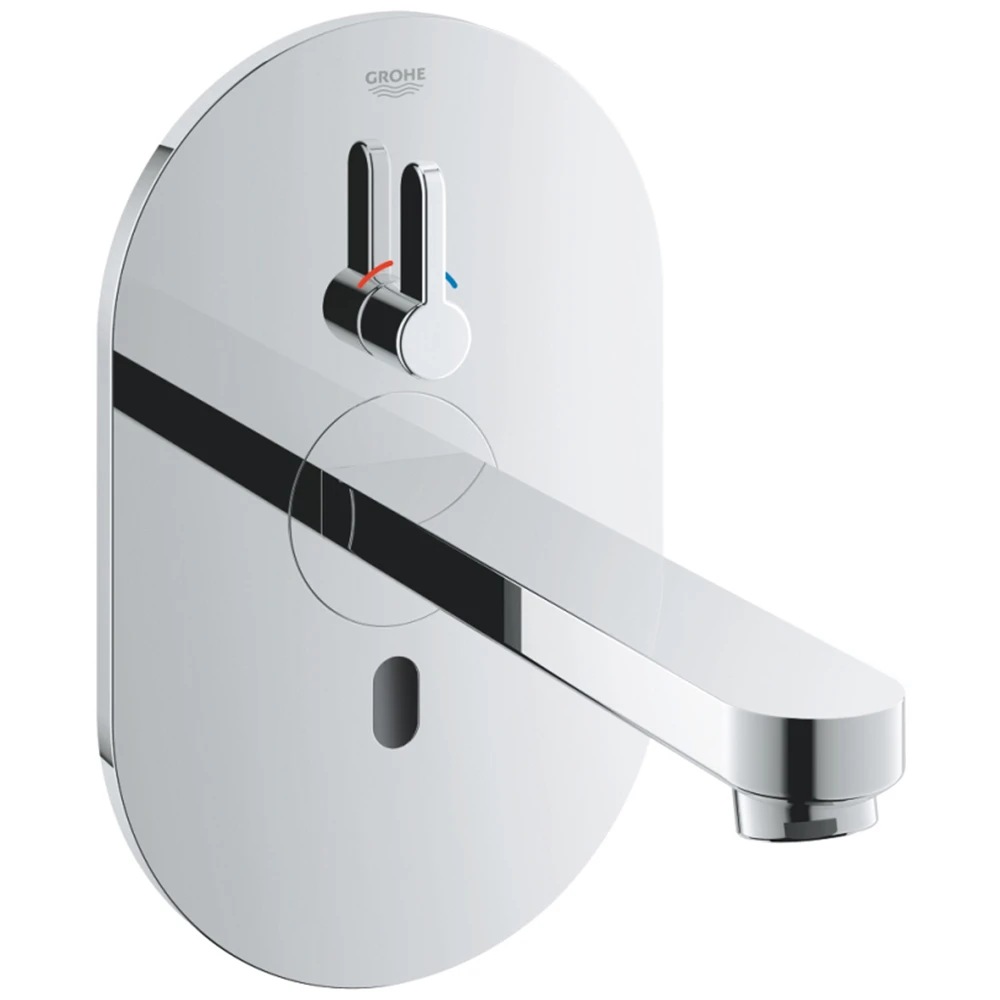 Grohe Eurosmart CE Çift Su Girişli Ayarlanabilir Sıcaklık Sınırlayıcısı Fotoselli Lavabo Bataryası - 36315000 Hemen Al