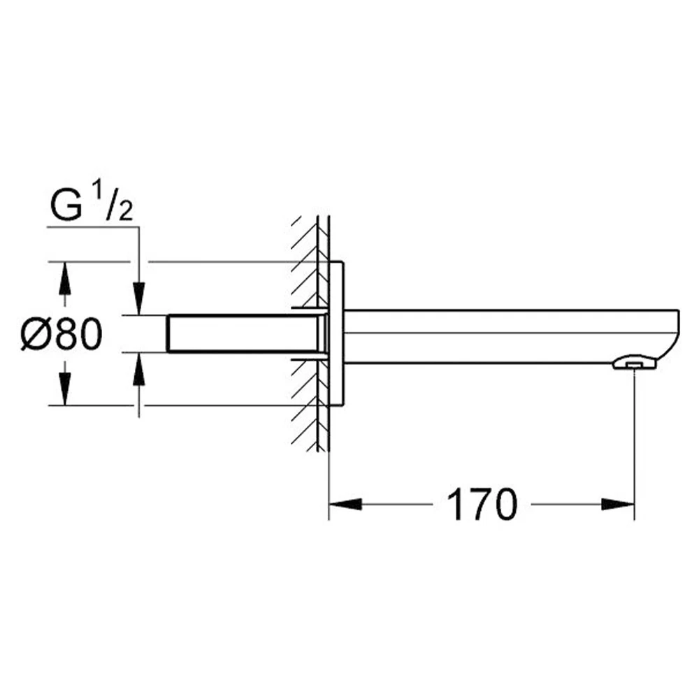 Grohe Eurosmart Cosmopolitan Çıkış Ucu - 13261000 Hemen Al