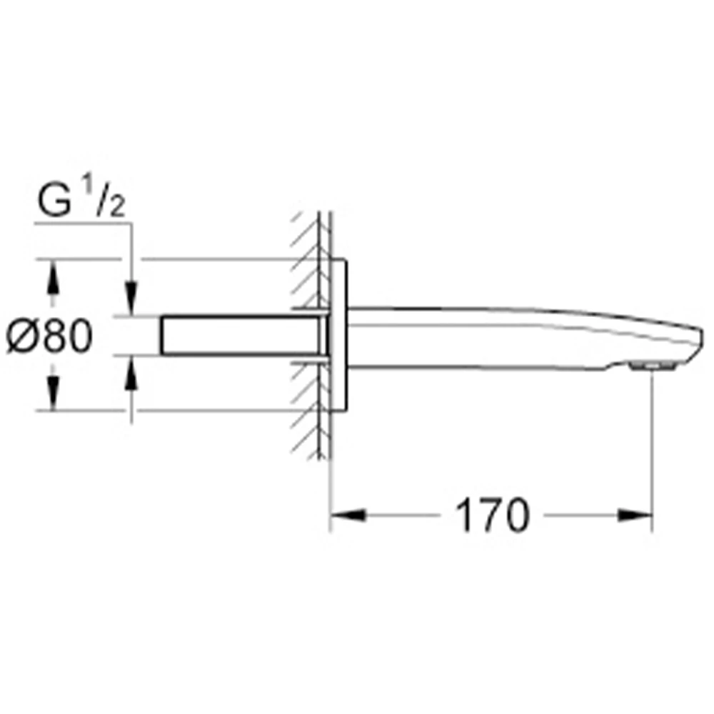 Grohe Eurostyle Cosmopolitan Çıkış Ucu - 13276002 Hemen Al