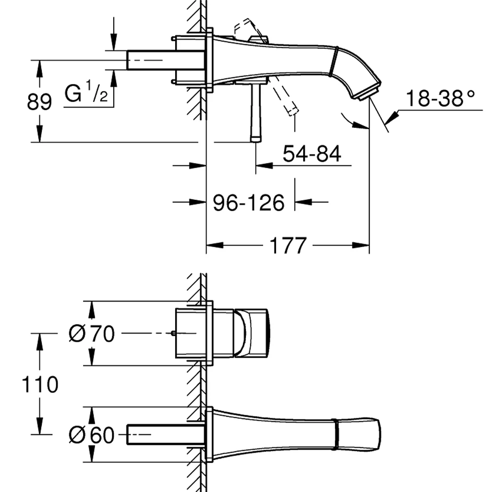 Grohe Grandera İki Delikli Beyaz Lavabo Bataryası - 29417000 Hemen Al