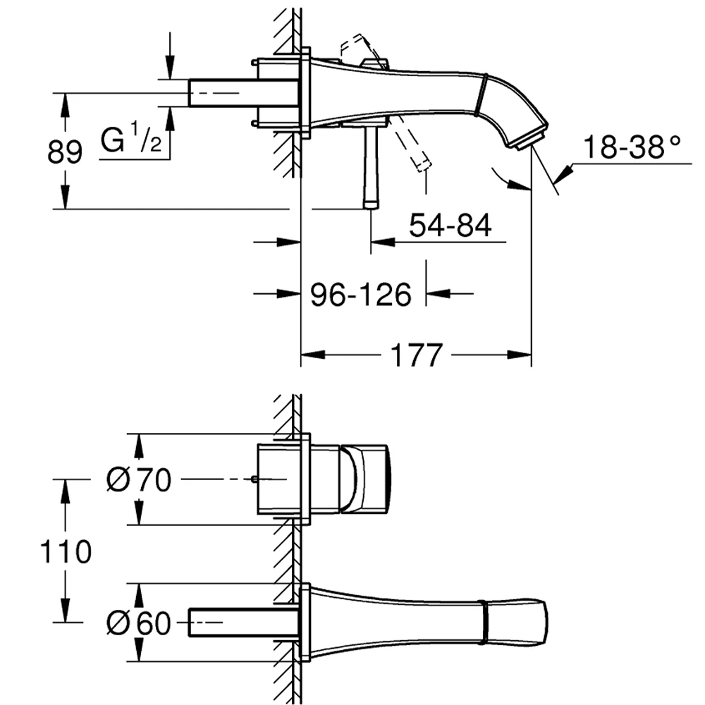 Grohe Grandera İki Delikli Lavabo Bataryası - 29416000 Hemen Al