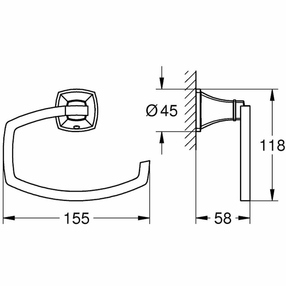 Grohe Grandera Altın Tuvalet Kağıtlığı - 40908IG0 Hemen Al