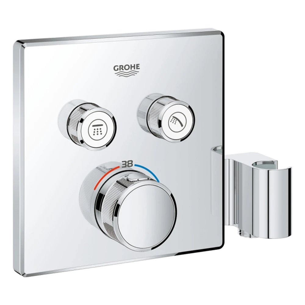 Grohe Grohtherm SmartControl Çift Valfli Akış Kontrollü Ankastre Termostatik Duş Bataryası - 29125000 Hemen Al