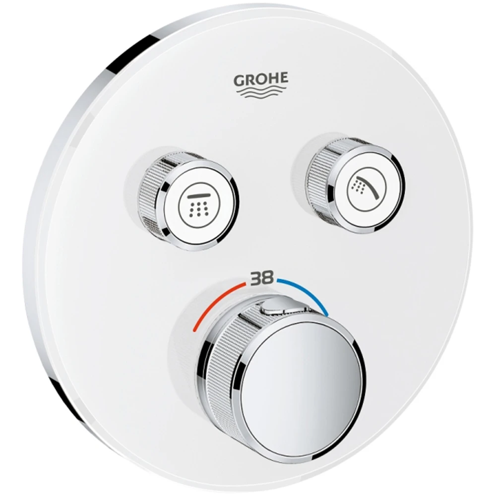 Grohe Grohtherm SmartControl Çift Valfli Akış Kontrollü Ankastre Termostatik Duş Bataryası - 29151LS0 Hemen Al