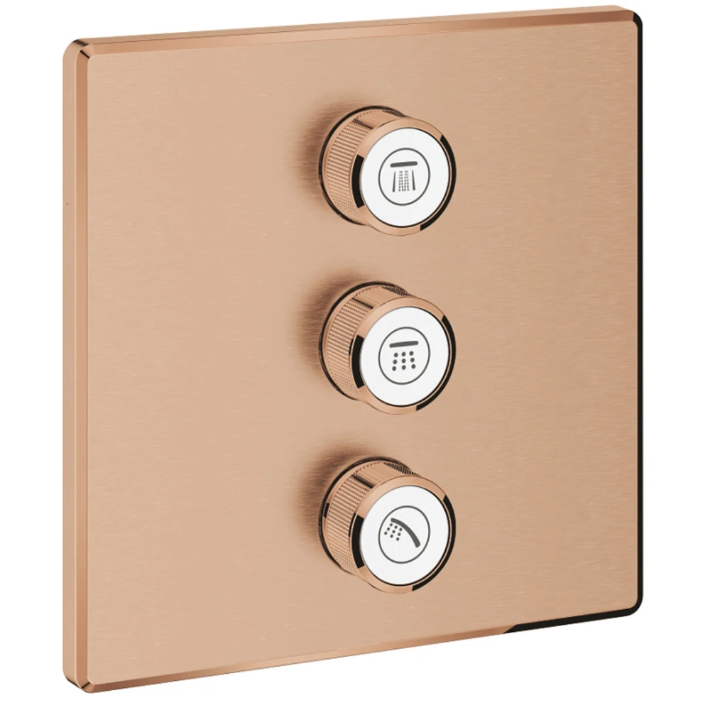 Grohe Grohtherm SmartControl Rose Gold Üç Valfli Akış Kontrollü Kumanda - 29127DL0 Hemen Al