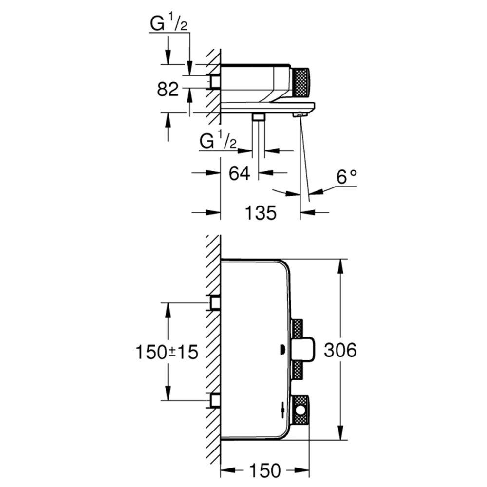 Grohe Grohtherm SmartControl Termostatik Banyo Bataryası - 34718000 Hemen Al