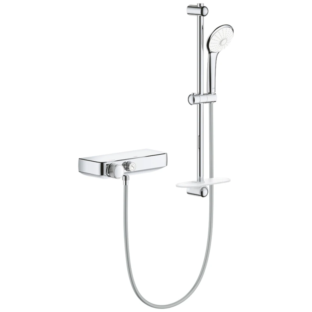 Grohe Grohtherm SmartControl Termostatik Duş Bataryası Duş Seti Dahil - 34720000 Hemen Al