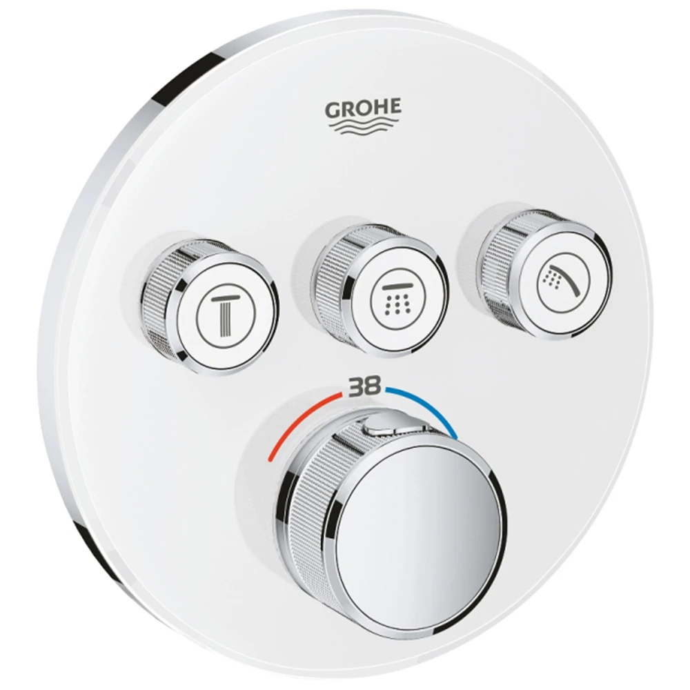 Grohe Grohtherm SmartControl Üç Valfli Akış Kontrollü Ankastre Termostatik Duş Bataryası - 29904LS0 Hemen Al