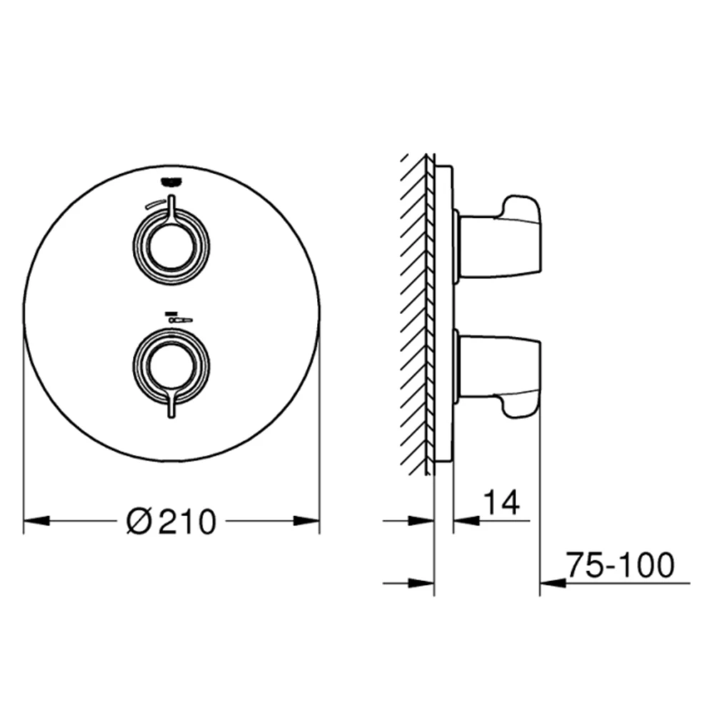 Grohe Grohtherm Special Ankastre Termostatik Duş Bataryası - 29094000 Hemen Al