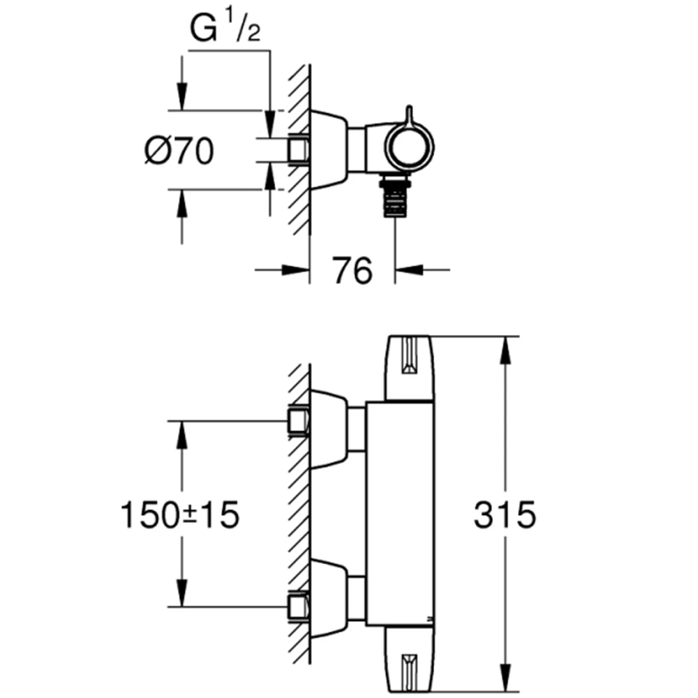 Grohe Grohtherm Special Termostatik Lavabo Bataryası - 34666000 Hemen Al