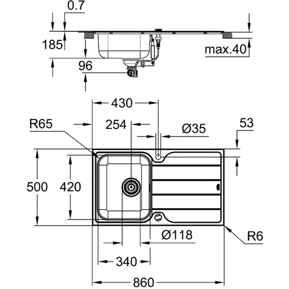 Grohe K500 Stainless Steel Eviye Ve Batarya Seti - 31573SD1 Hemen Al