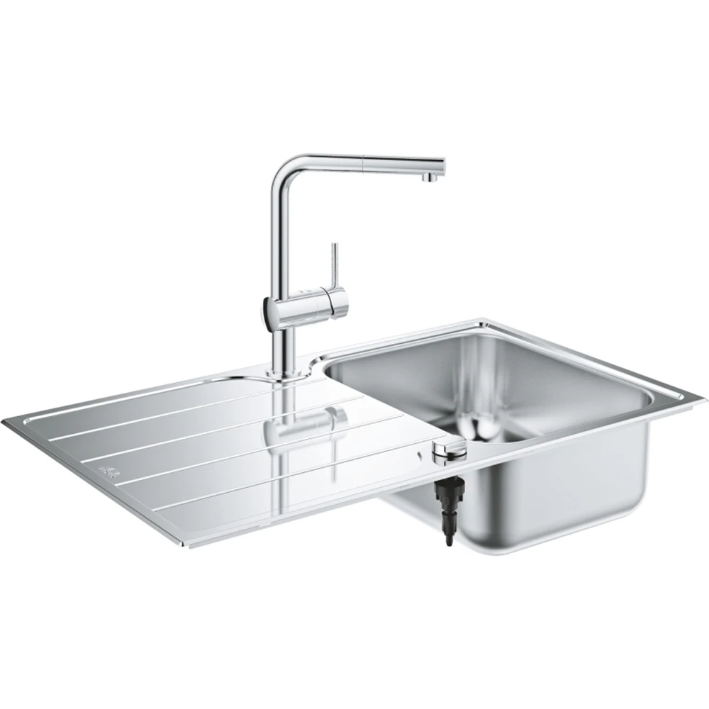 Grohe K500 Stainless Steel Eviye Ve Batarya Seti - 31573SD1 Hemen Al