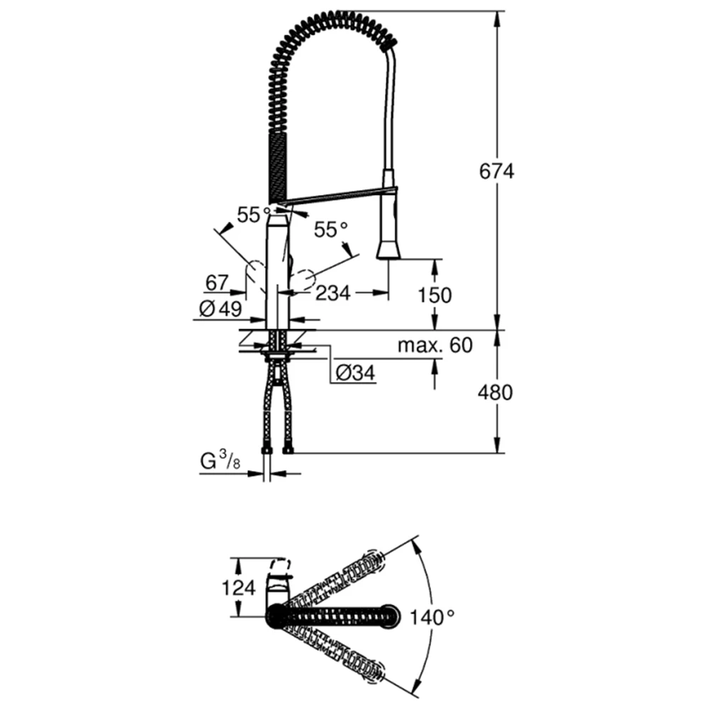 Grohe K7 Tek Kumandalı Eviye Bataryası - 32950000 Hemen Al