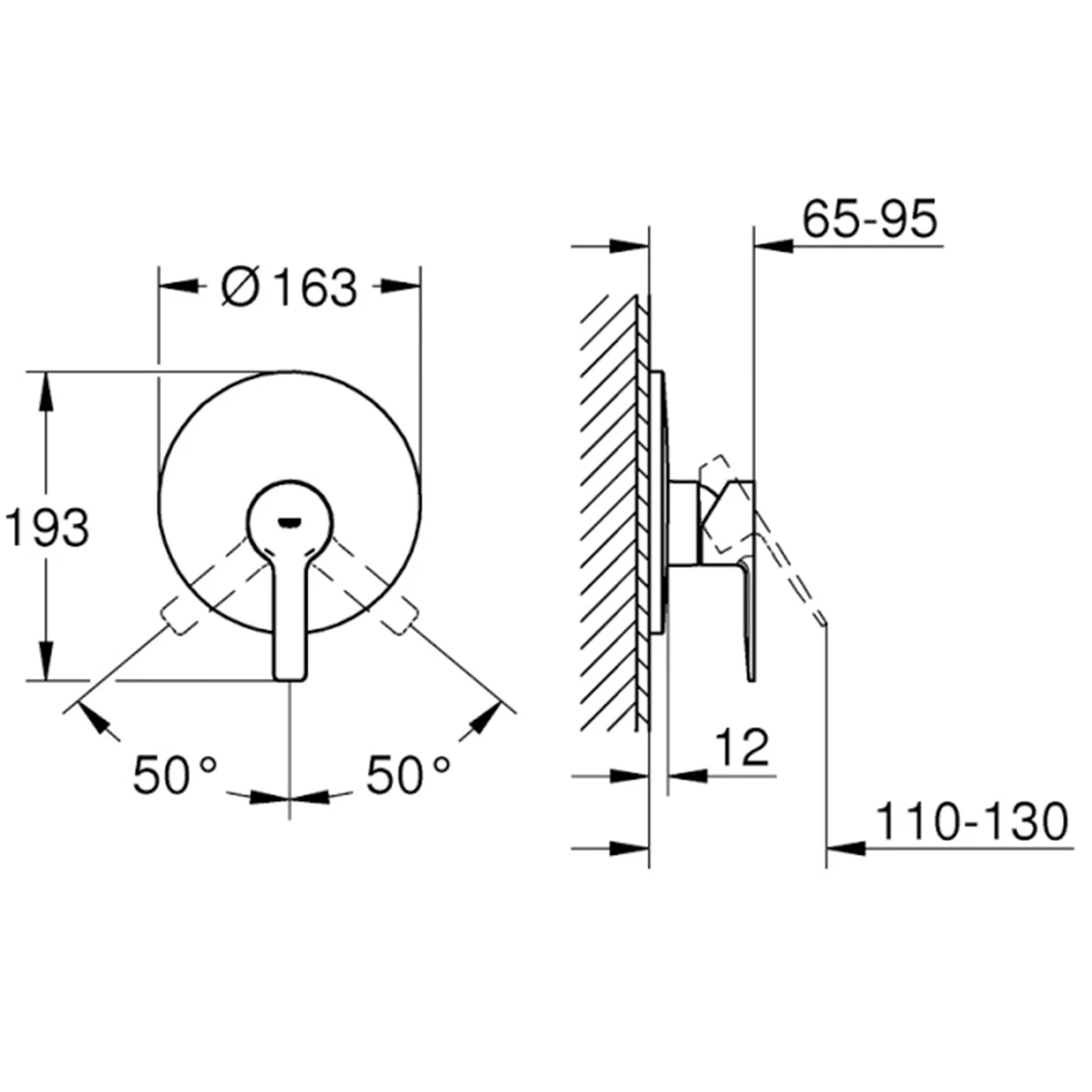 Grohe Lineare New Ankastre Duş Bataryası - 19296DC1 Hemen Al