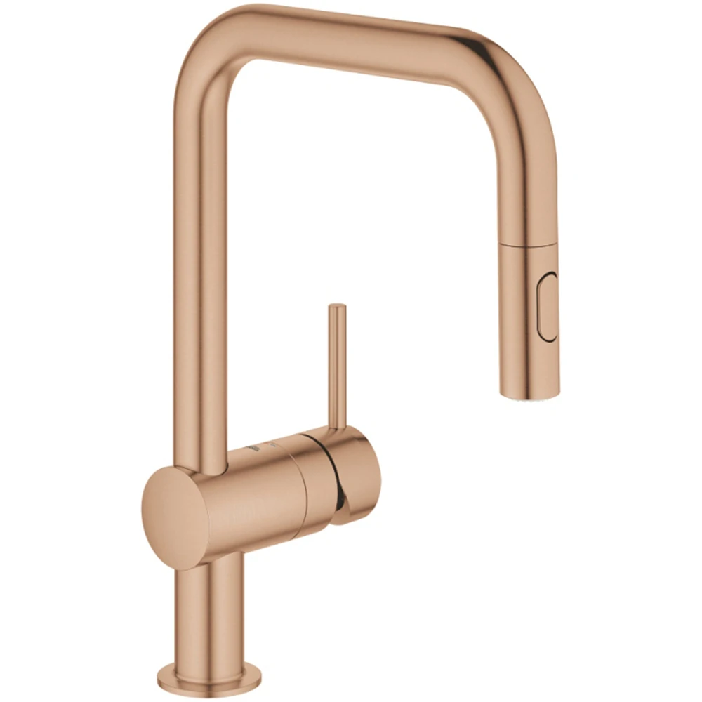 Grohe Minta Tek Kumandalı Rose Gold Eviye Bataryası - 32322DL2 Hemen Al