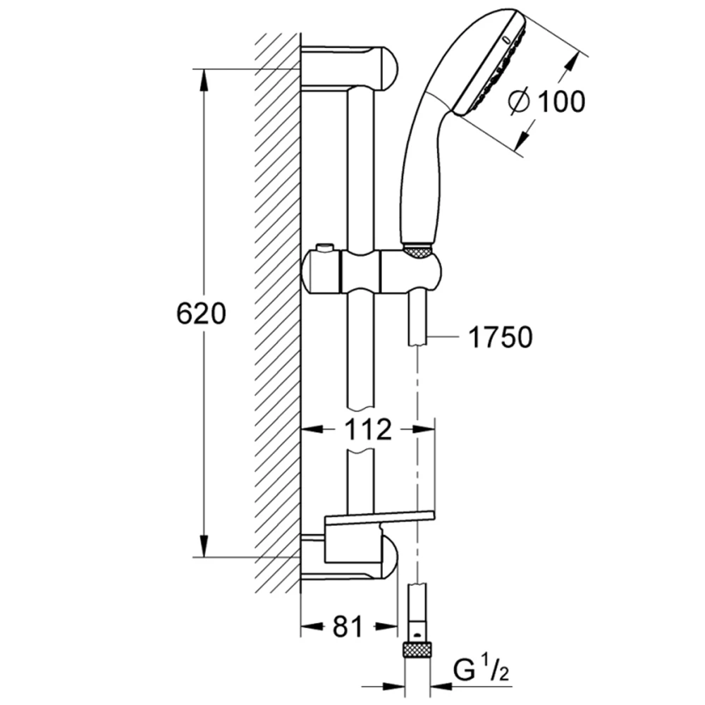 Grohe New Tempesta 4 Akışlı Classic Sürgülü Duş Seti - 28436002 Hemen Al