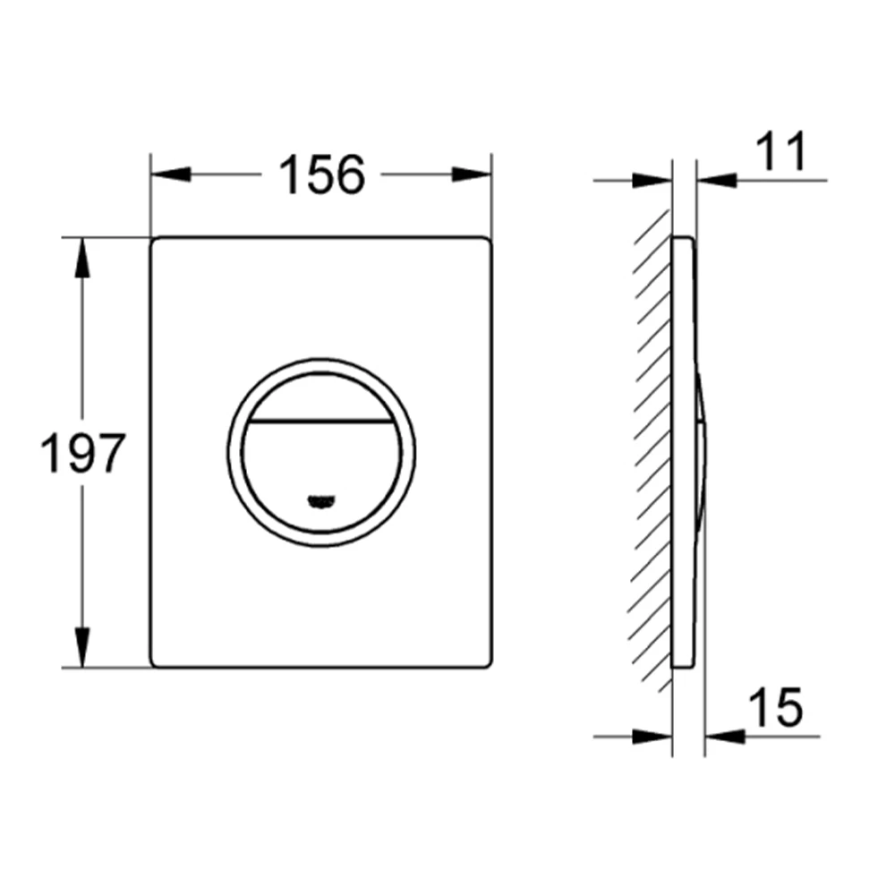 Grohe Nova Light Kumanda Paneli - 38809000 Hemen Al