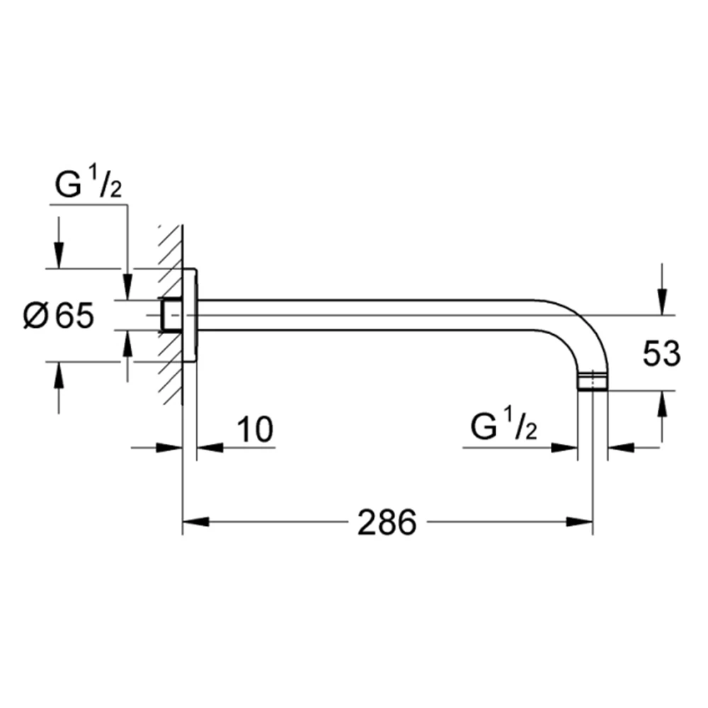 Grohe Rainshower Duş Kolu - 28577000 Hemen Al