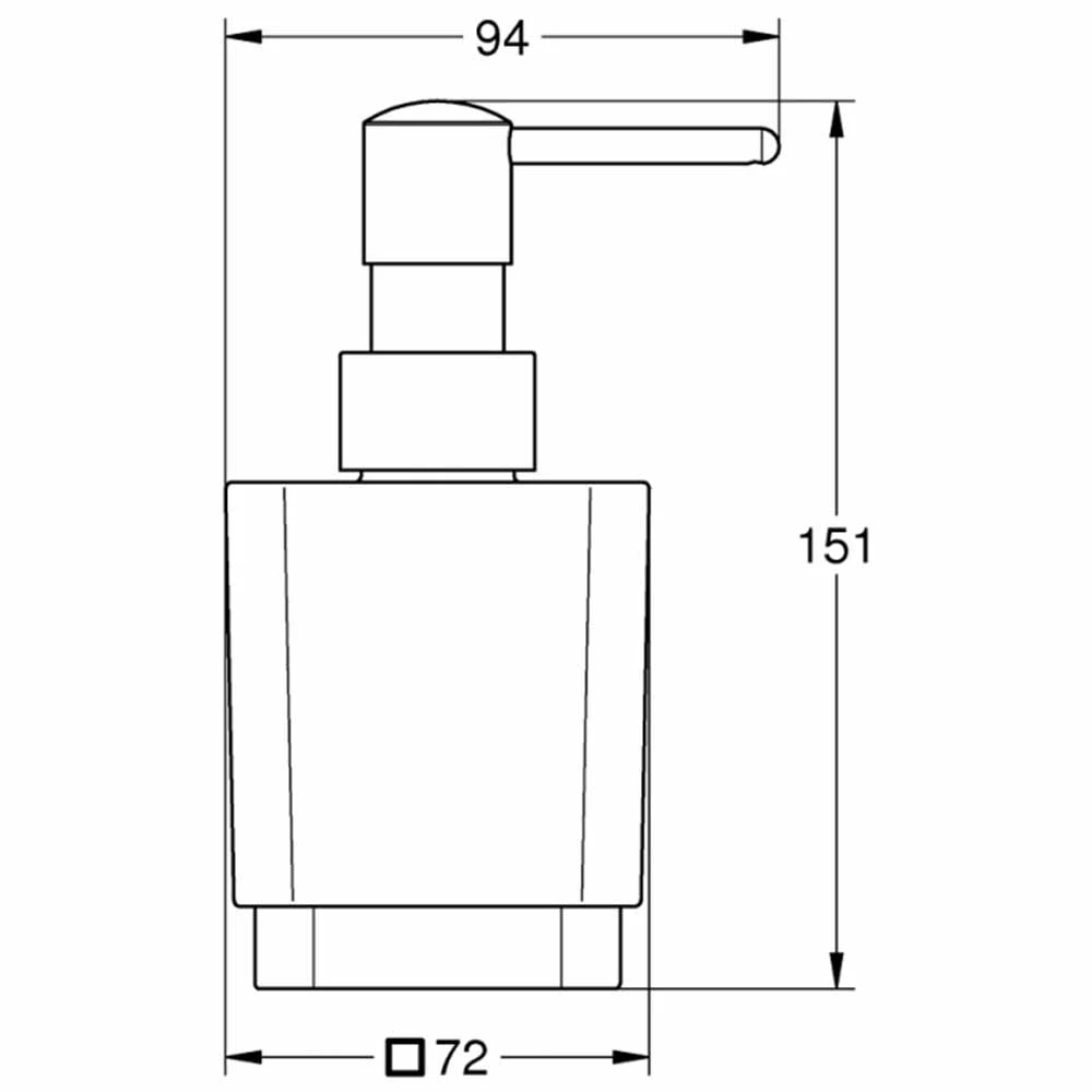 Grohe Selection Cube Sıvı Sabunluk - 40805000 Hemen Al