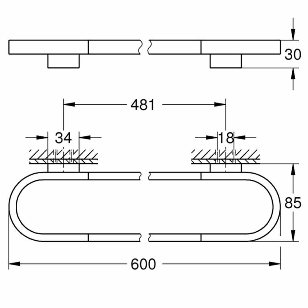 Grohe Selection Altın Havluluk - 41056GL0 Hemen Al