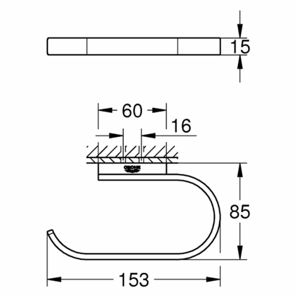 Grohe Selection Rose Tuvalet Kağıtlığı - 41068DL0 Hemen Al